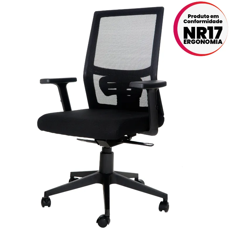 Cadeira Escritório Ergonômica - Flexive Alta - NR 17