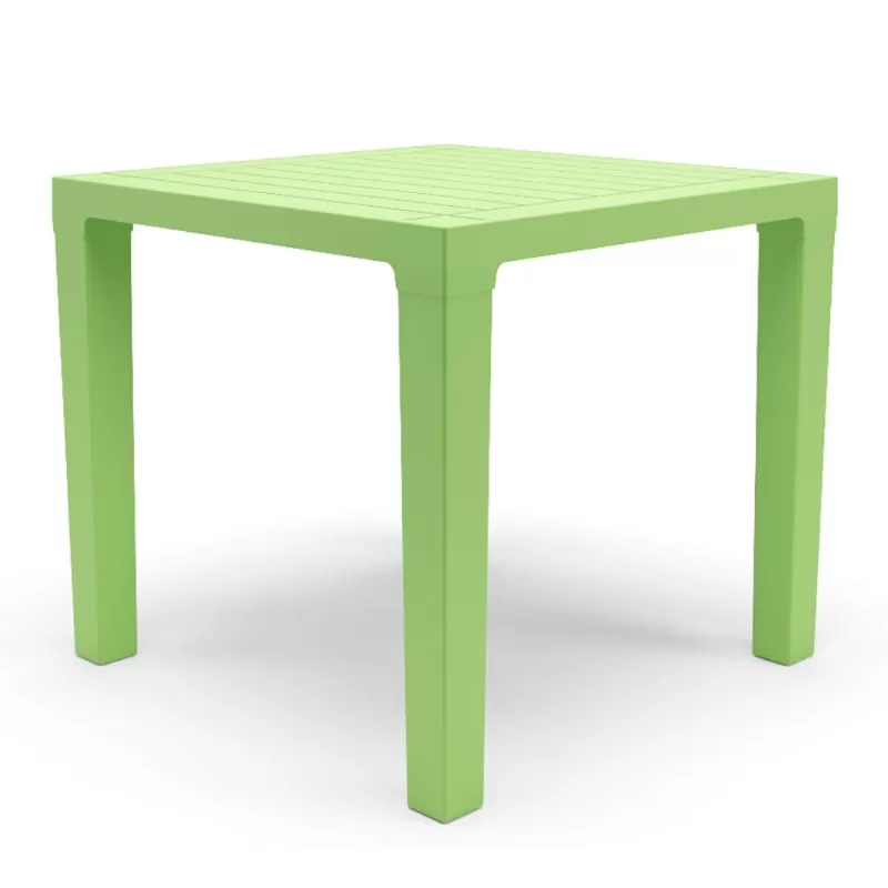 Mesa Quadrada 0,80 x 0,80 Polipropileno - Verde Mesa Quadrada 0,80 x 0,80 Polipropileno - Verde