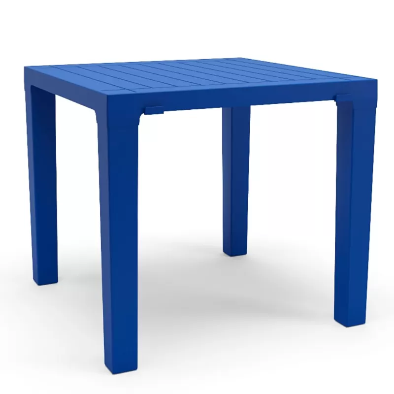 Mesa Quadrada 0,80 x 0,80 Polipropileno - Azul Mesa Quadrada 0,80 x 0,80 Polipropileno - Azul