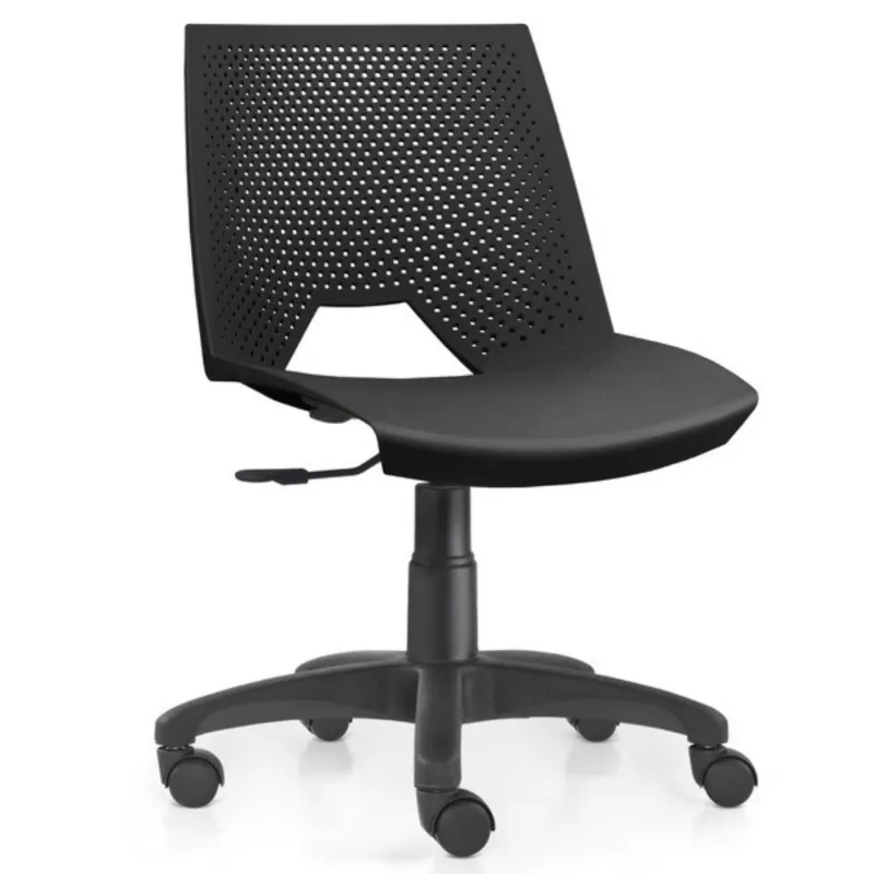 Cadeira Strike Giratória Polipropileno Preta