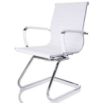  Cadeira Atendimento Skylux Diretor Fixa Cromada - Branca