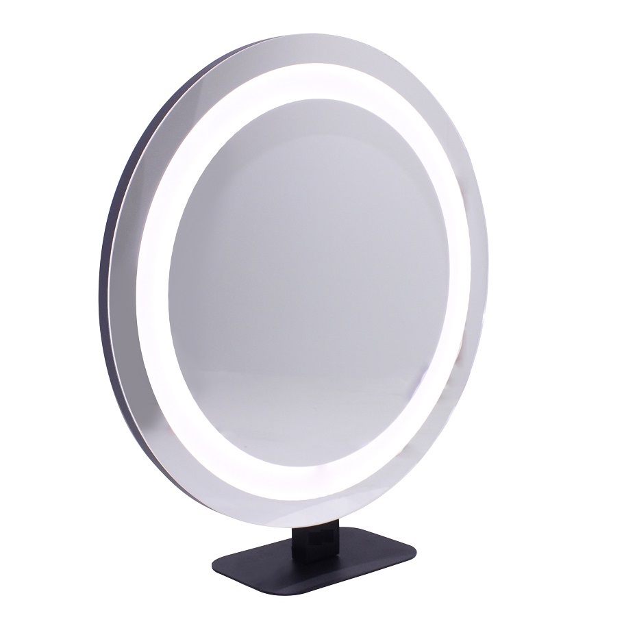  Espelho Glow Com Led 0,78 Cm Para Maquiagem - Base Fixa