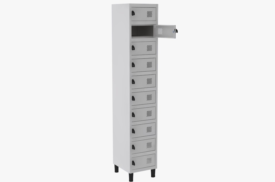  Locker Porta Objetos- 10 Portas | Easylock, Cores Diversas