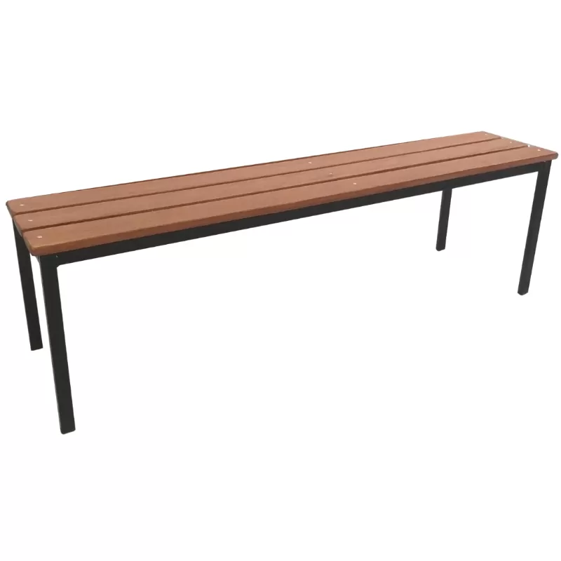 Banco Para Vestiário Slim 1,50 X 0,30 - 3 Ripas Madeira Natural