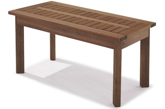 Mesa De Centro Primavera 80x40cm - Verniz Castanho