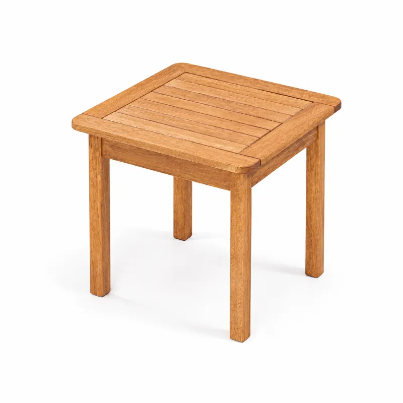 Mesa Lateral Recanto 50cm em Madeira Eucalipto – Stain Jatobá