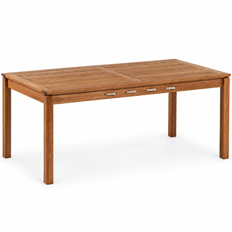 Mesa De Jantar Traço 1,80x0,93 M Corda Preta – Stain Jatobá