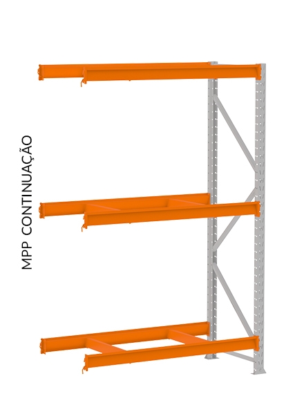 Mini Porta Pallet Continuação 2,00 X 1,80 X 0,80 - 500 Kg Por Nível