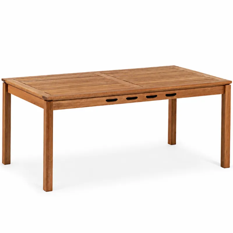 Mesa De Jantar Traço 1,40x0,93 Corda Preta - Stain Jatobá