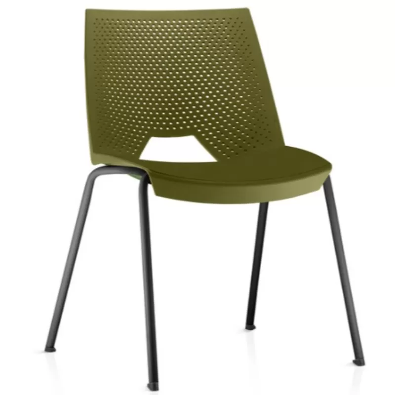 Cadeira Polipropileno Strike Verde