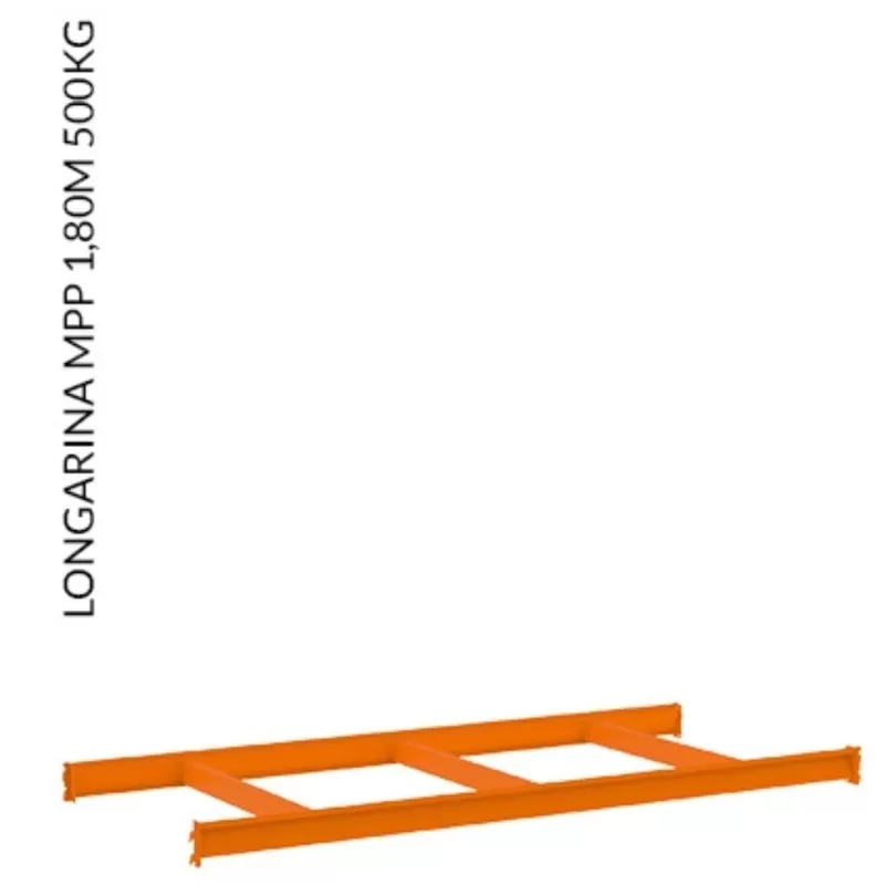 Kit Longarina Nível Mini Porta Pallet - 500 Kg - 1,80 X 0,80