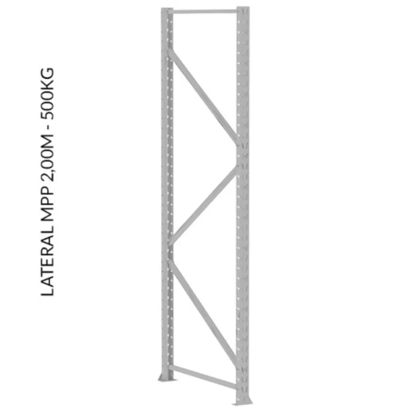 Montante Mini Porta Pallet - 500 Kg - 2,00 X 0,80
