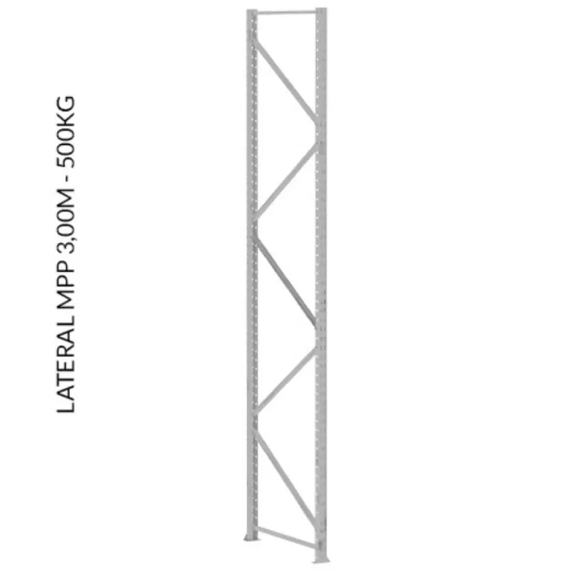Montante Mini Porta Pallet - 500 Kg - 3,00 X 0,80