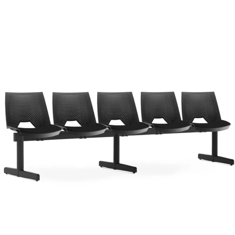 Longarina Polipropileno Strike Black 5 Lugares - Frisokar