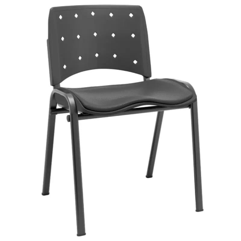 Cadeira Auditório Ergoplax Fixa Empilhável - Assento Estofado