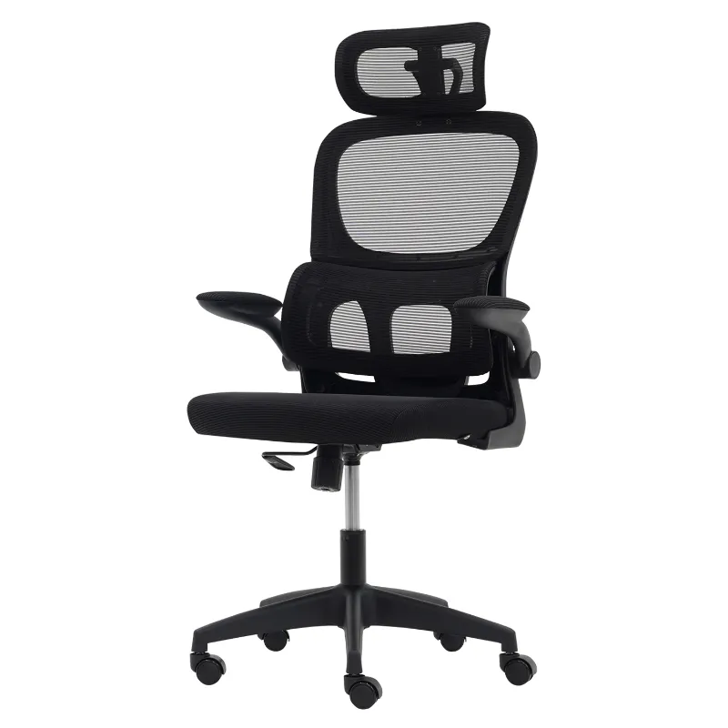 Cadeira Presidente Best Pro Mesh – Braços Rebatíveis E Apoio Lombar