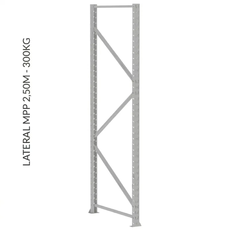 Montante Mini Porta Pallet 300 Kg - 2,50 X 0,80
