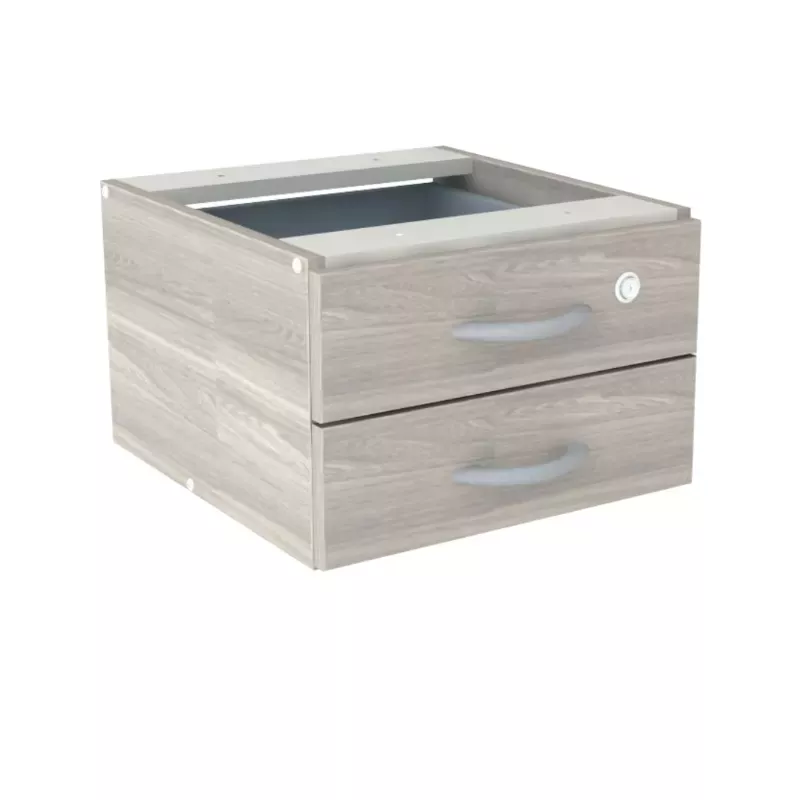 Gaveteiro Fixo - 2 Gavetas / Chave - Uno 15 Mm