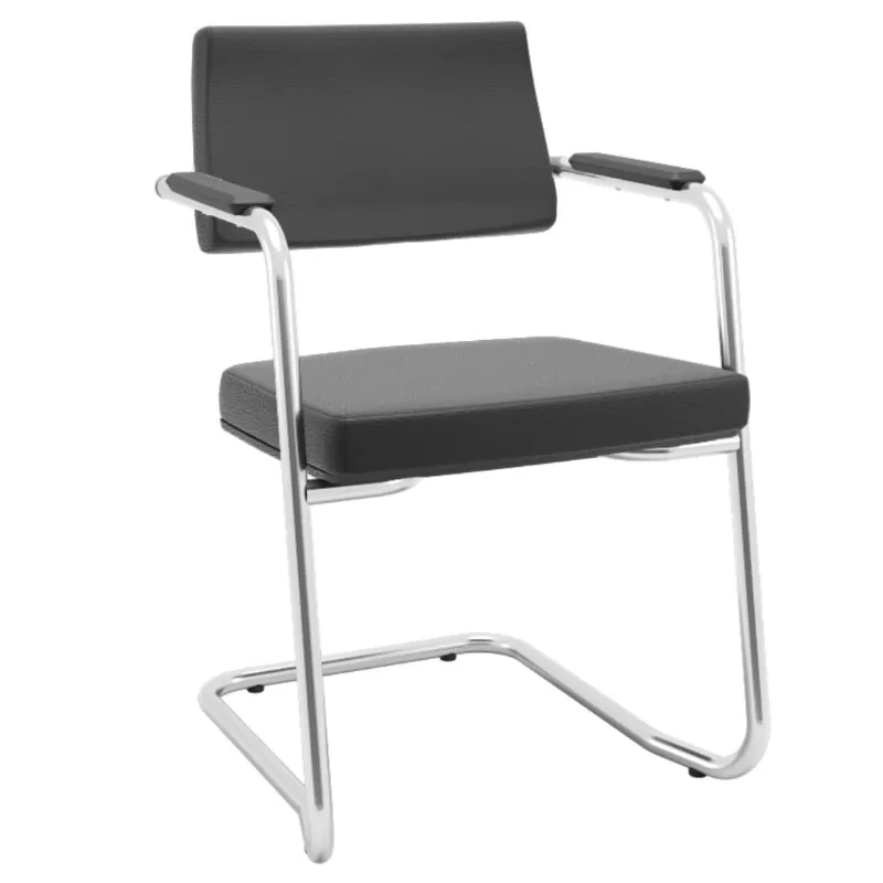 Cadeira Atendimento - Izzi - Cromada